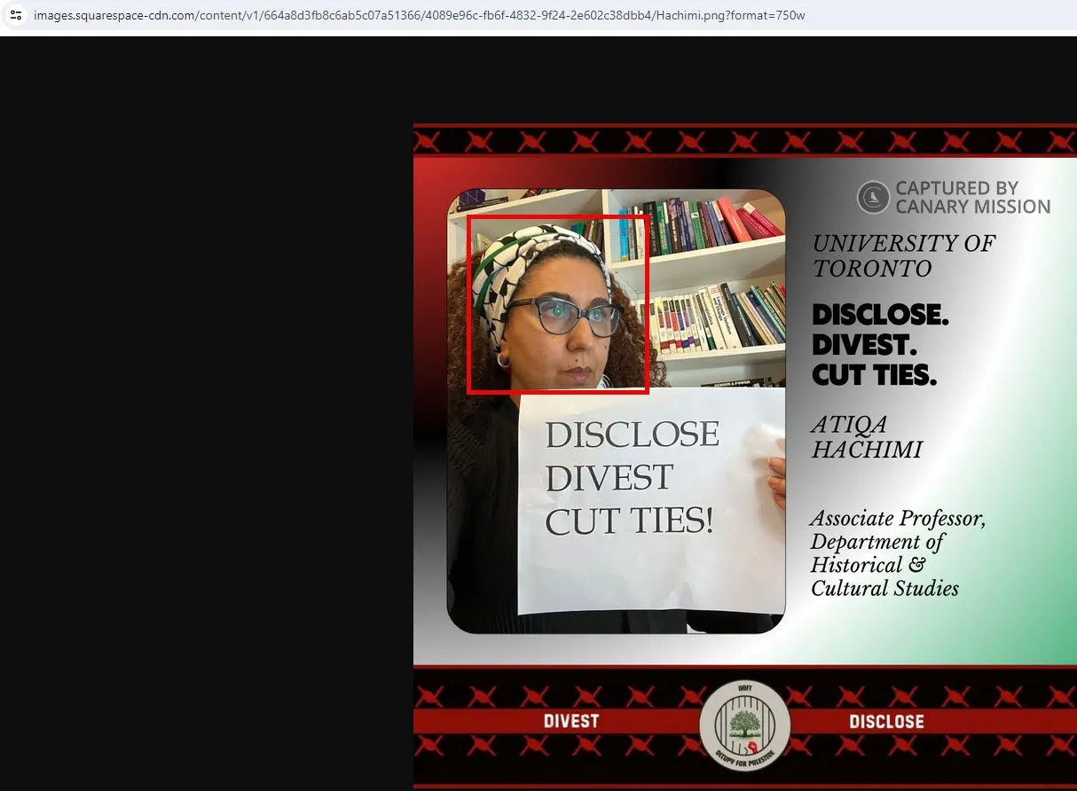 Atiqa Hachimi  - uoftdivest.ca - Jul 20, 2024
