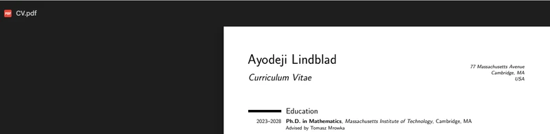 Ayodeji Lindblad_#1