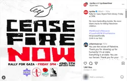 Ceasefire Now Rally For Gaza