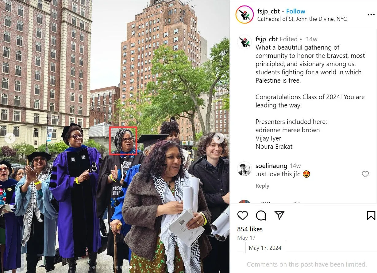 Celia Naylor  - Instagram - May 16, 2024
