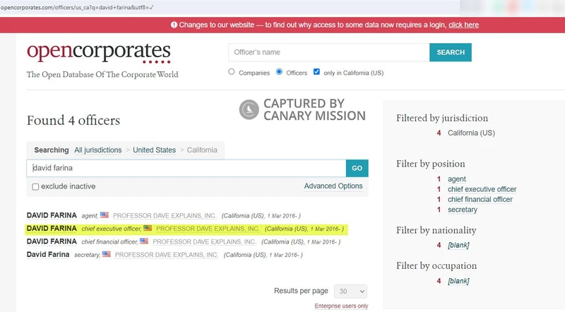 Dave Farina cm10 opencorporates.com_#11