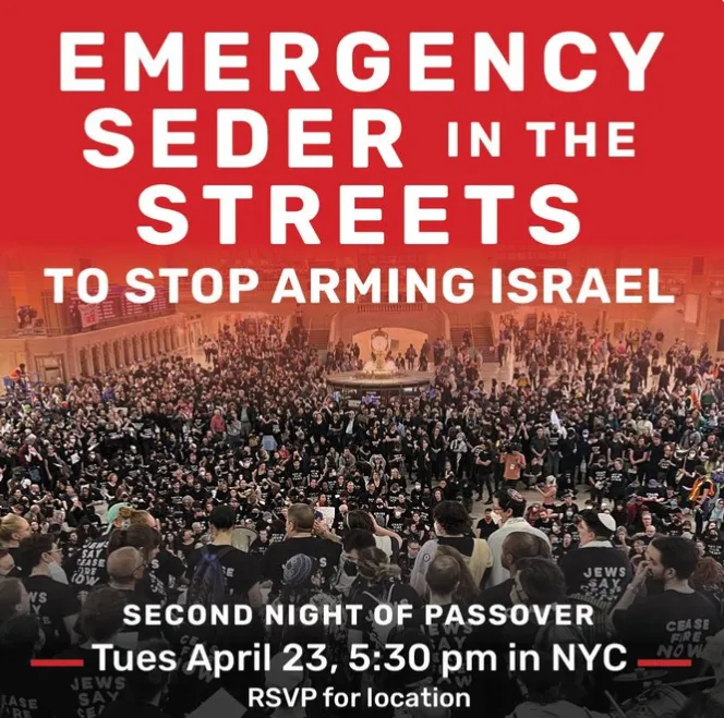 Emergency Seder In The Streets
