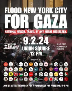 Flood NewYorkCity For Gaza