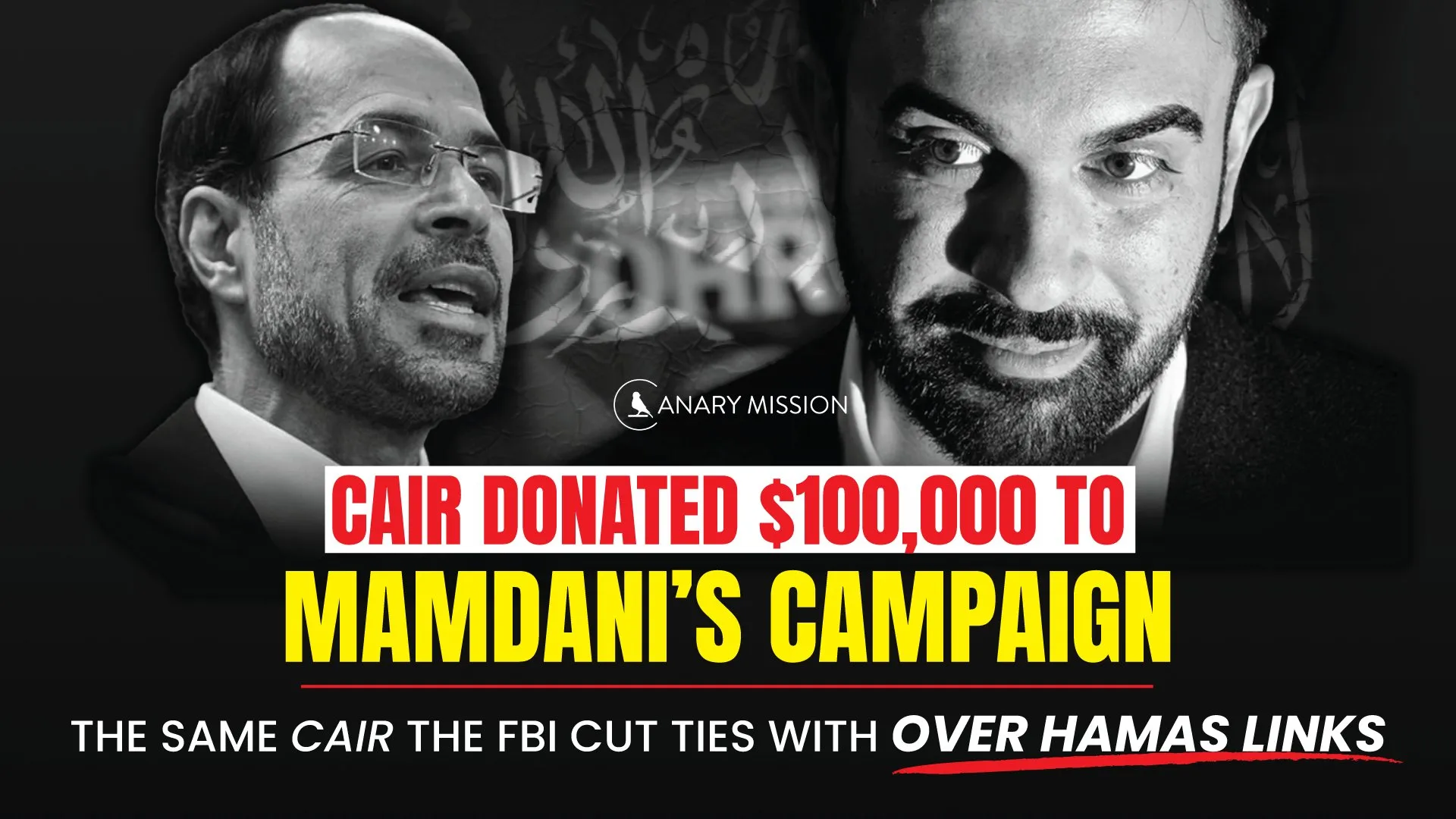 CAIR donated $100,000 to Zohran Mamdani’s campaign, a group the FBI cut ties with over alleged links to Hamas. 

This is not a small donation. This is serious influence from an organization named an unindicted co-conspirator in the largest terror-funding case in US history, the trial of the Holy Land Foundation. 

The same group whose founder was tied to Hamas propaganda arms. The same group now being called to be renewed investigation for potentially funding terrorism. 