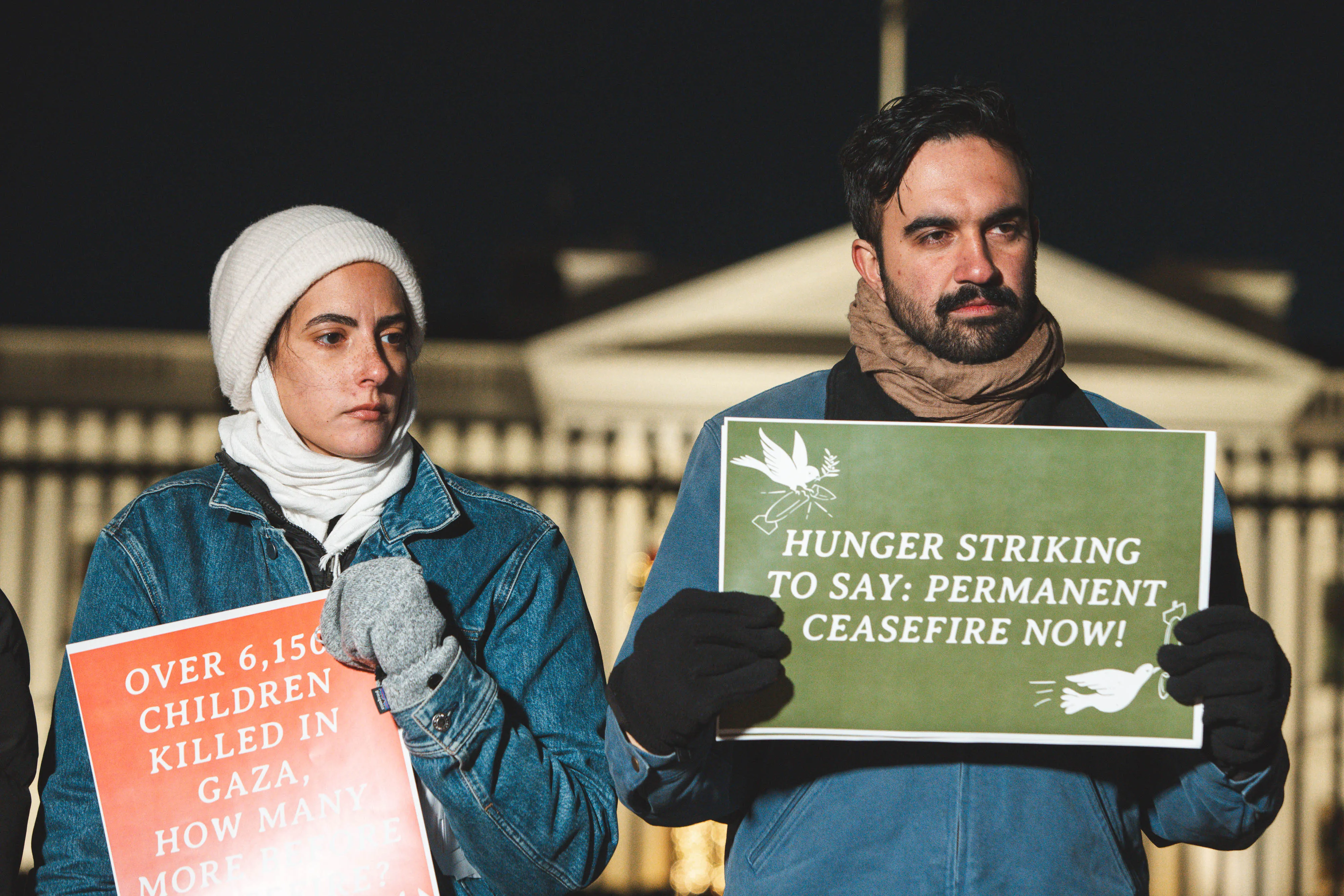Zohran Mamdani and Sumaya Awad, Hunger Strike