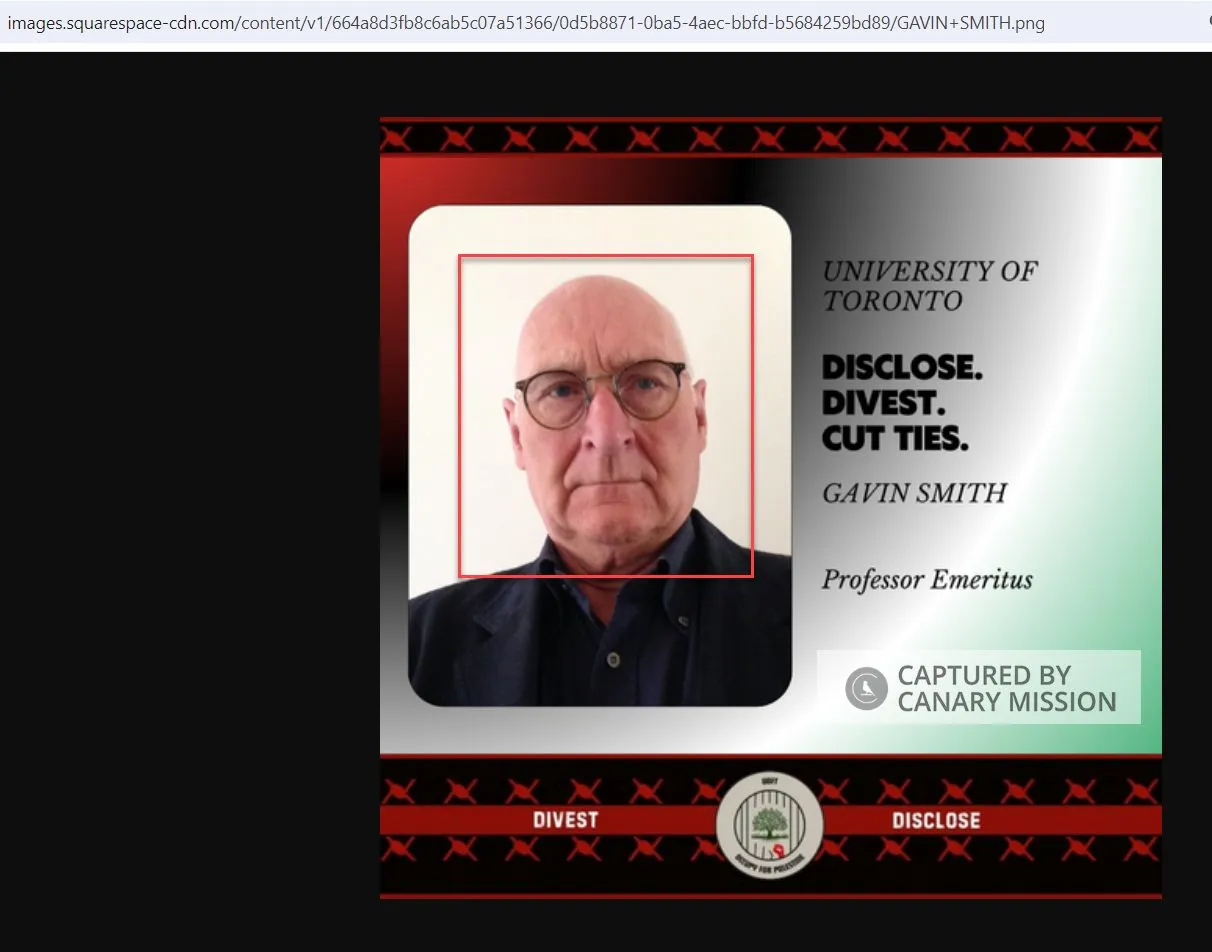 Gavin Smith - uoftdivest.ca - Jul 16, 2024