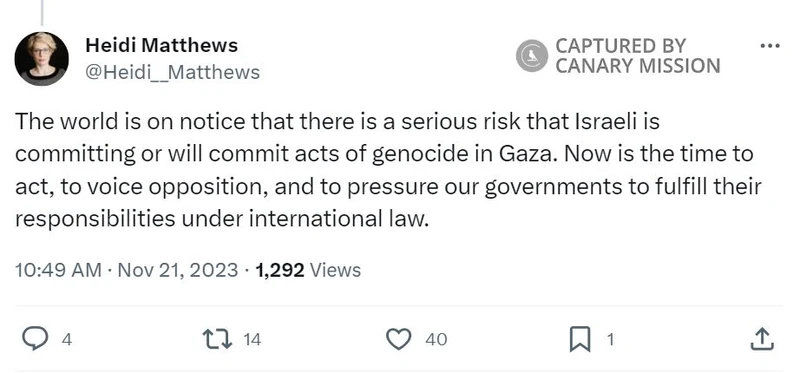 Heidi Matthews cm19 Twitter_#19