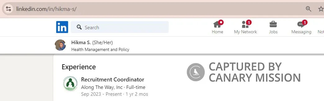 Hikma Salhe  - LinkedIn - Oct 22, 2024