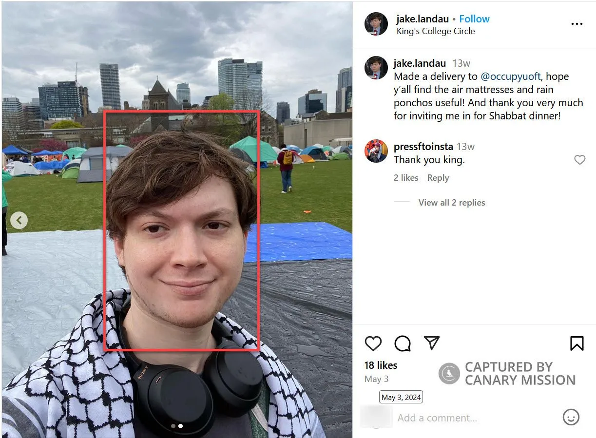 Jake Landau - Instagram - May 2, 2024