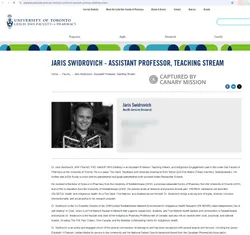 Jaris Swidrovich cm07 pharmacy.utoronto.ca