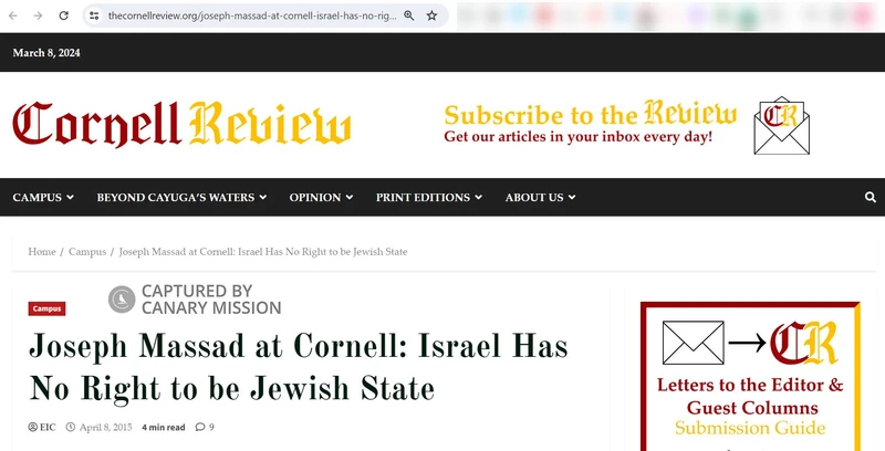 Joseph Massad cm23 thecornellreview.org_#23
