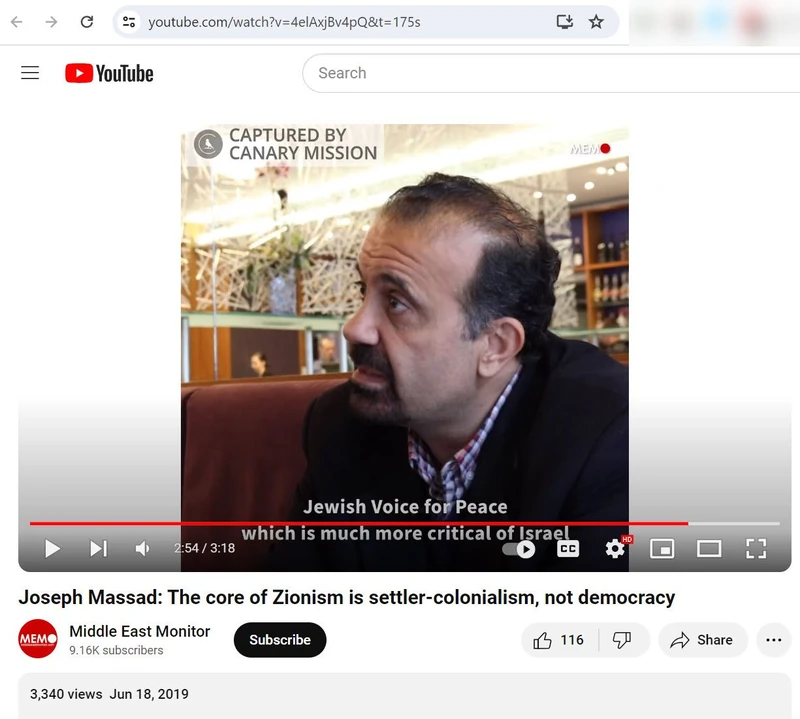 Joseph Massad cm33 YouTube_#33