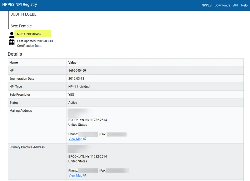 Judith_Loebl_June_2_2026_npiregistry.cms.hhs.gov.png_#12