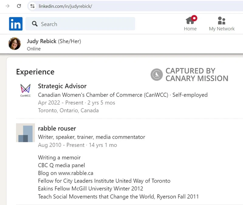 Judy Rebick cm20 LinkedIn_#20