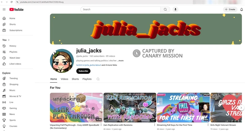 Julia Jackson cm11 YouTube_#18