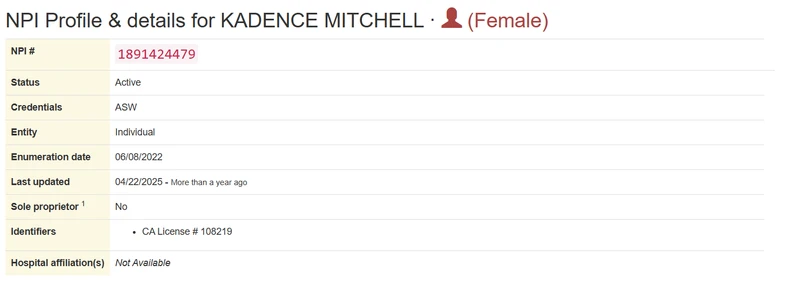 Kadence_Mitchell_Jul_20_2026_npidb.org_2.png_#7