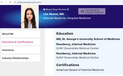 Lila Abassi profiles.mountsinai.org