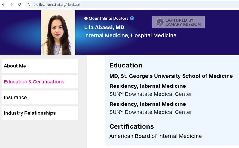 Lila Abassi profiles.mountsinai.org_#4