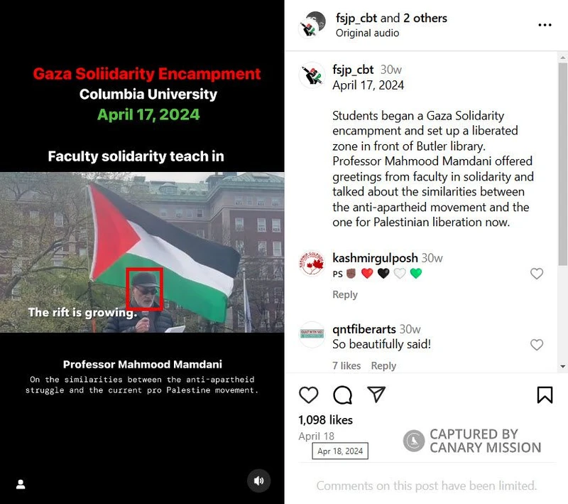 Mahmood Mamdani cm50 Instagram_#51