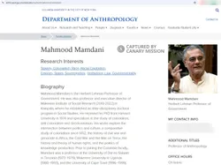 Mahmood Mamdani cm53 anthropology.columbia.edu