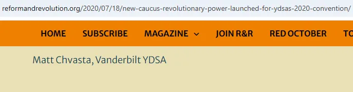 Matt Chvasta reformandrevolution.org_#1