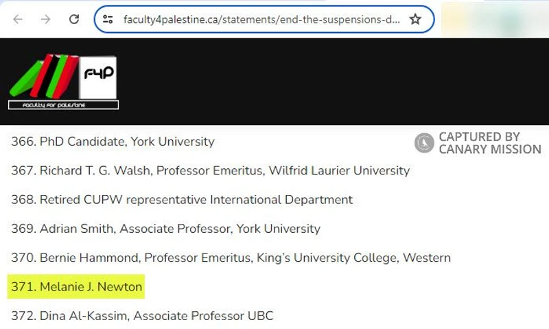 Melanie Newton cm09 faculty4palestine.ca_#9