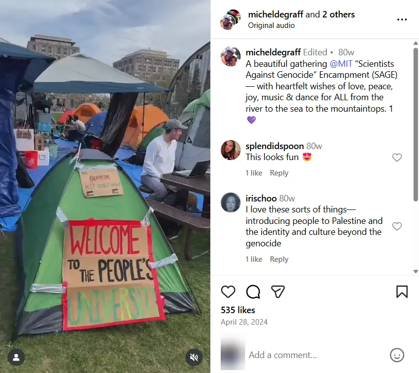 MIT Encampment - Day 8 - April 28, 2025