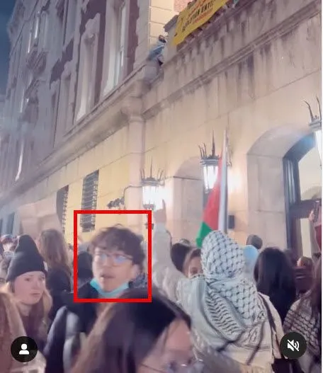 Instagram_Apr 23 2024_Minh-Duc Pham Participating in the Columbia Encampment