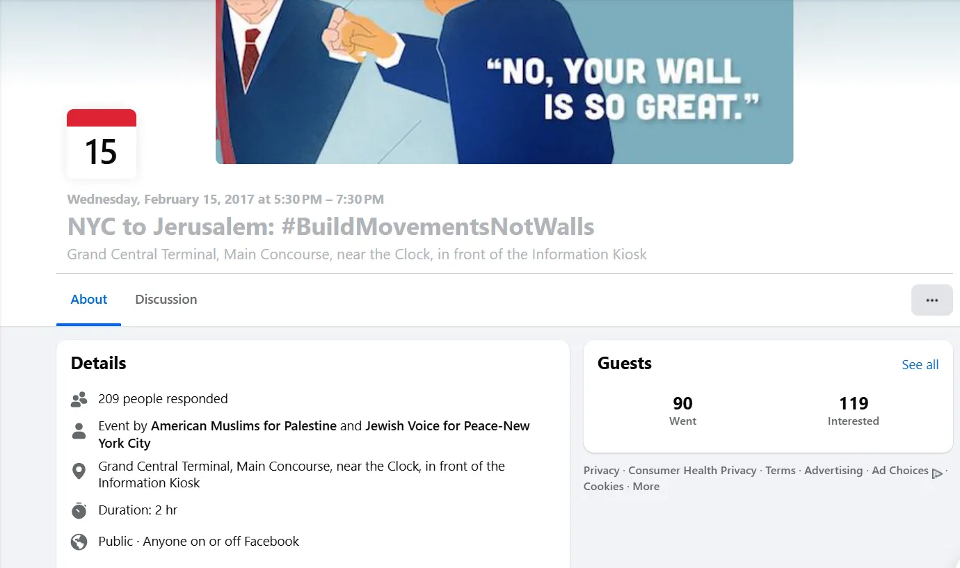 NYC To Jerusalem BuildMovementsNotWalls