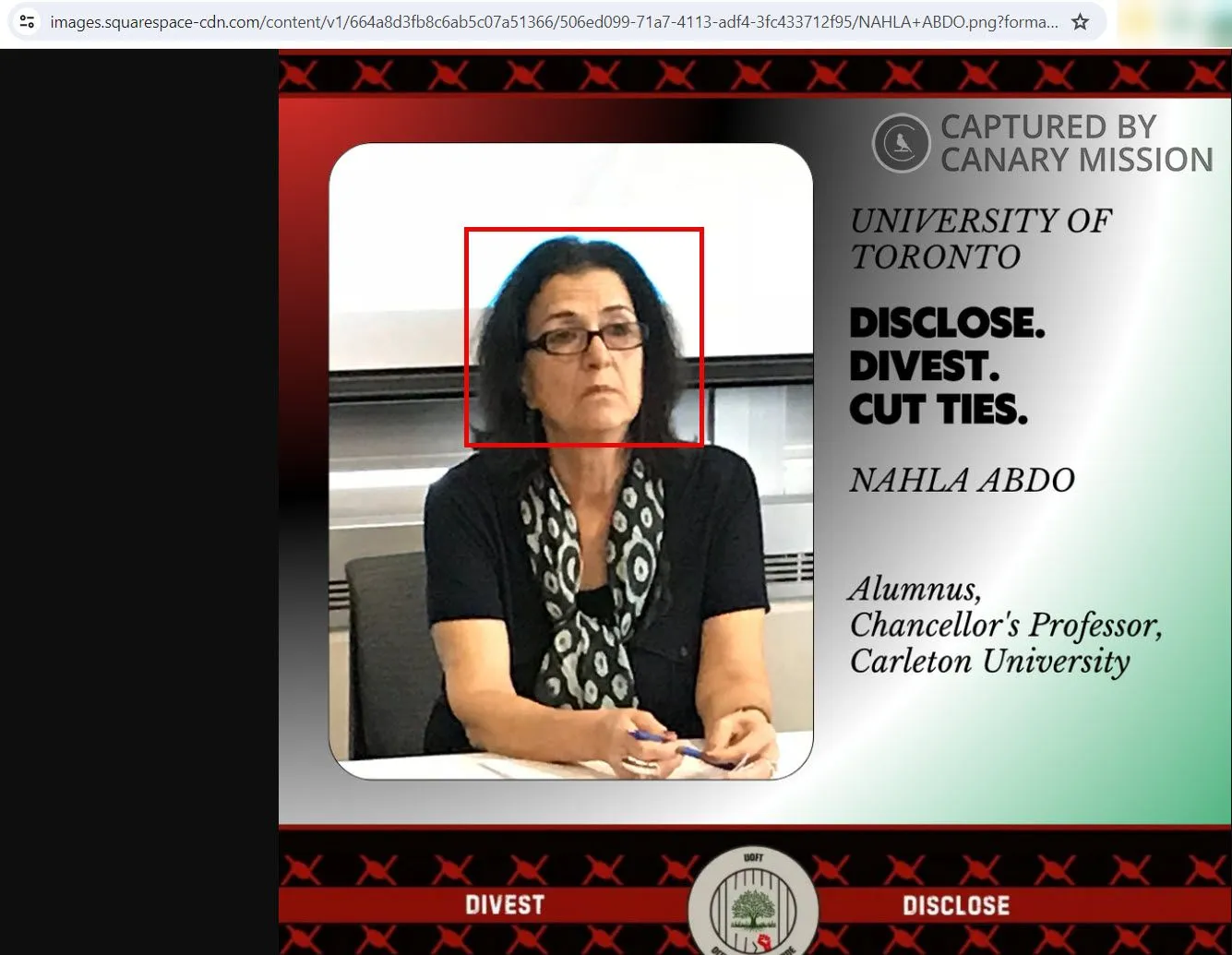 Nahla Abdo  - uoftdivest.ca - Jul 16, 2024