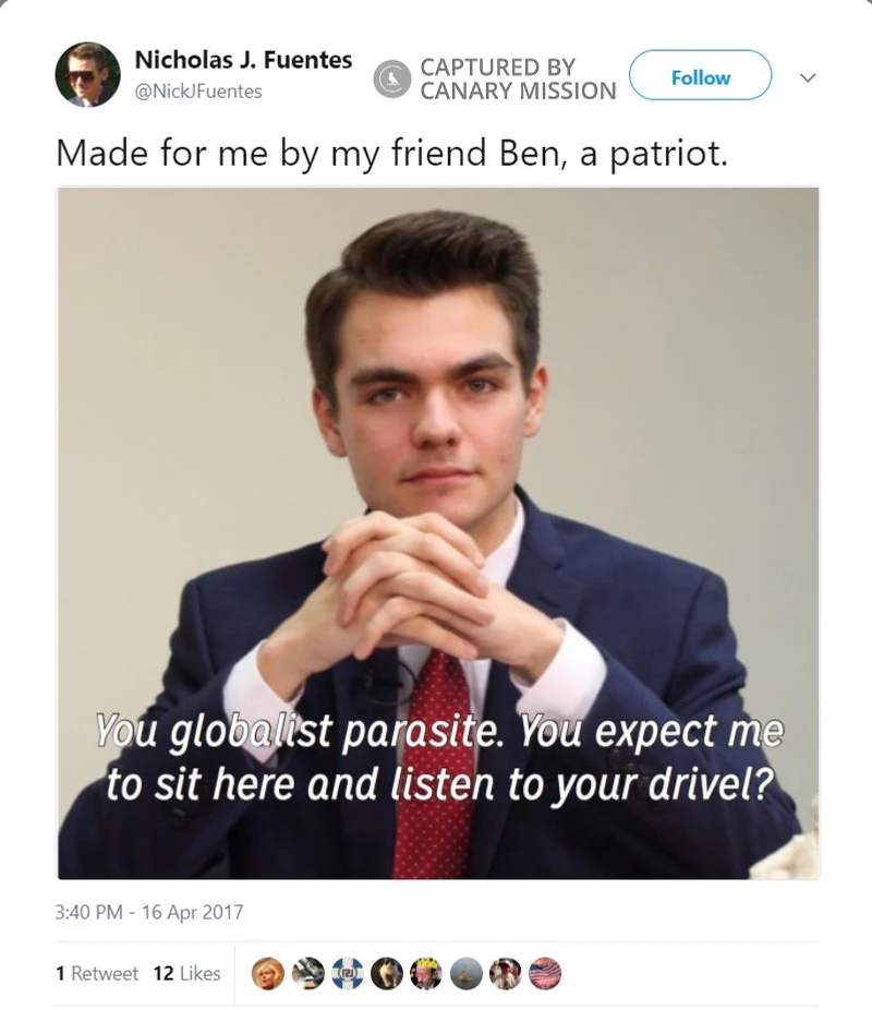 Nick Fuentes cm01 Twitter_#1
