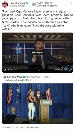 Nick Fuentes cm08 Twitter