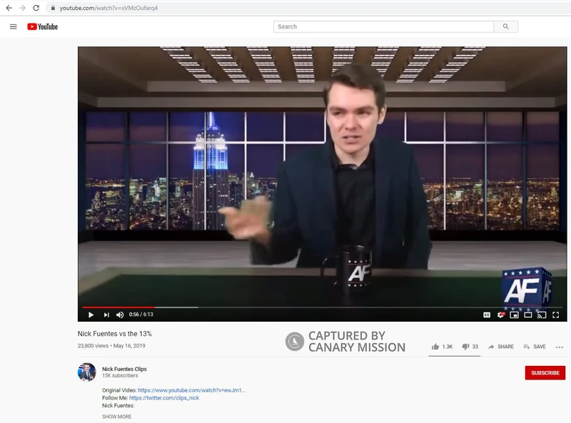 Nick Fuentes cm11 YouTube_#12