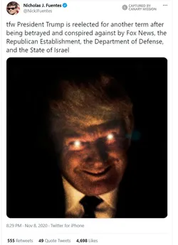 Nick Fuentes cm29 Twitter