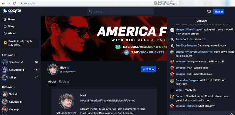 Nick Fuentes cm42a cozy.tv_#48
