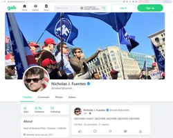 Nick Fuentes cm52 gab.com