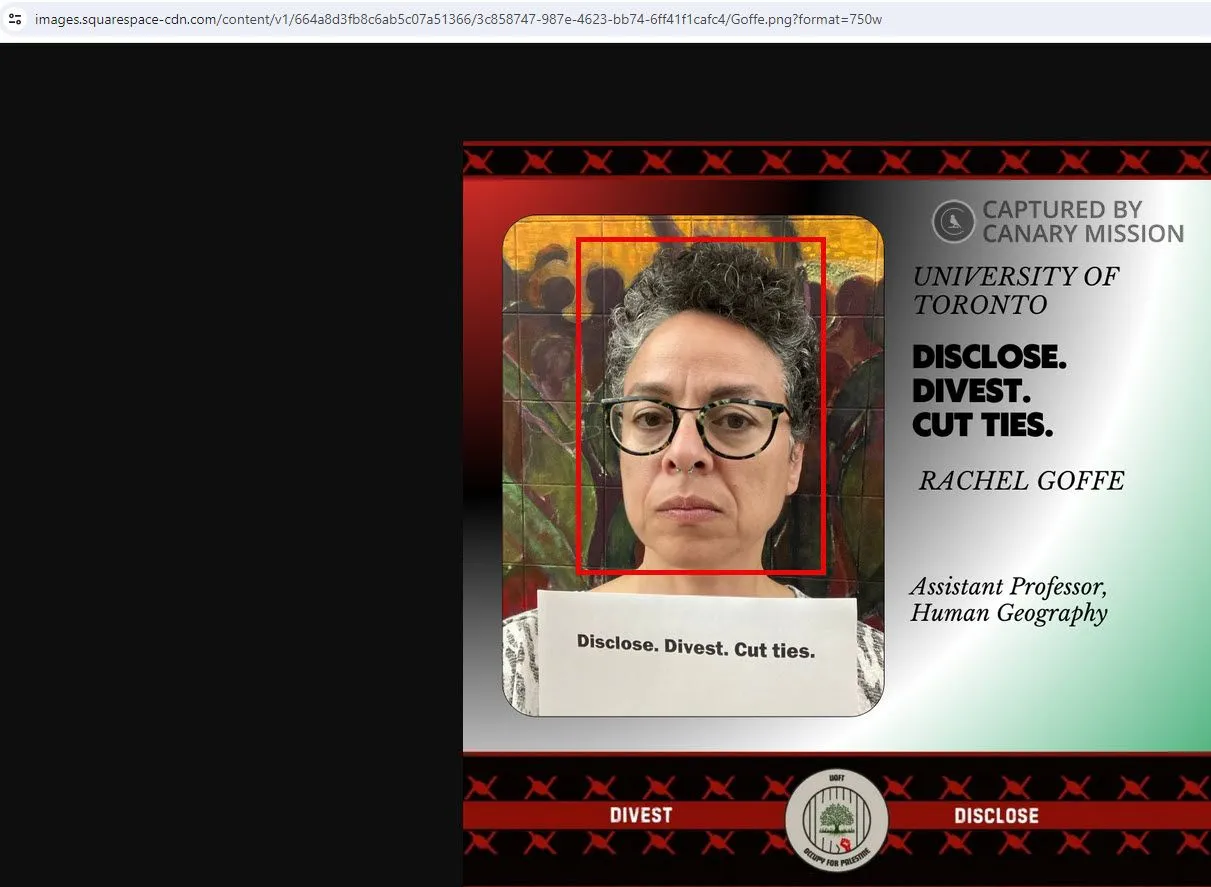 Rachel Goffe  - uoftdivest.ca - Jul 17, 2024