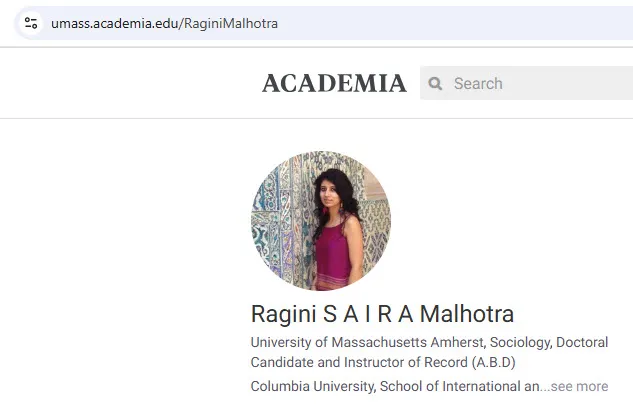 Ragini Saira Malhotra_#12