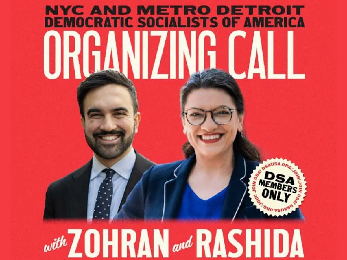 Rashida Tlaib and Zohran Mamdani