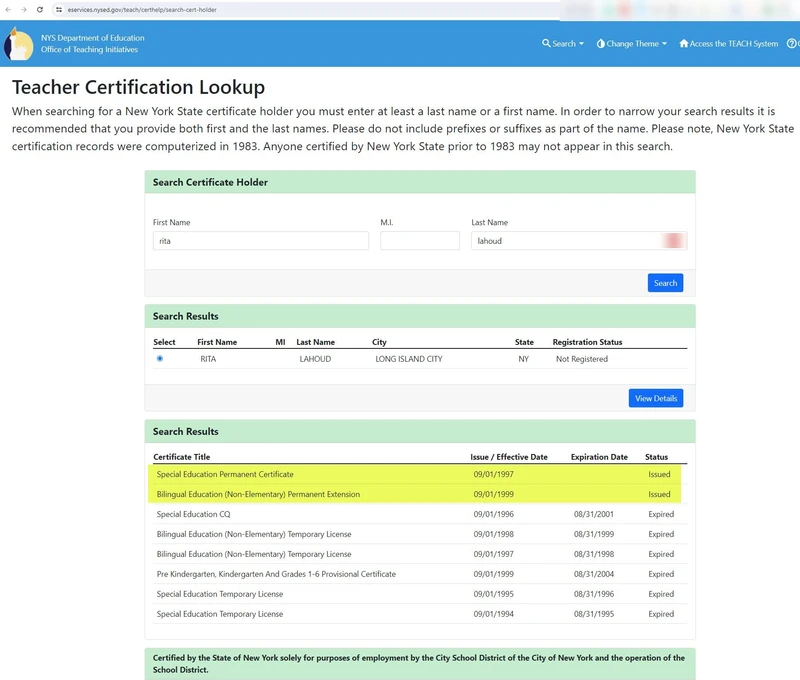 Rita Lahoud cm07 eservices.nysed.gov_#12
