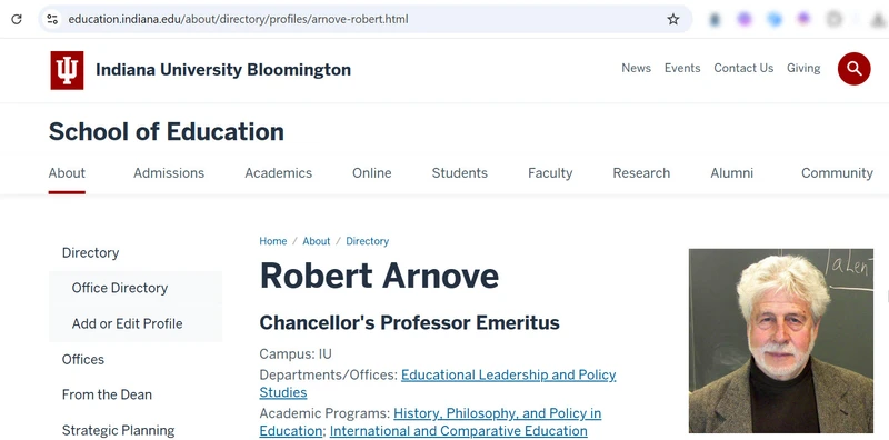 Robert Arnove_#8