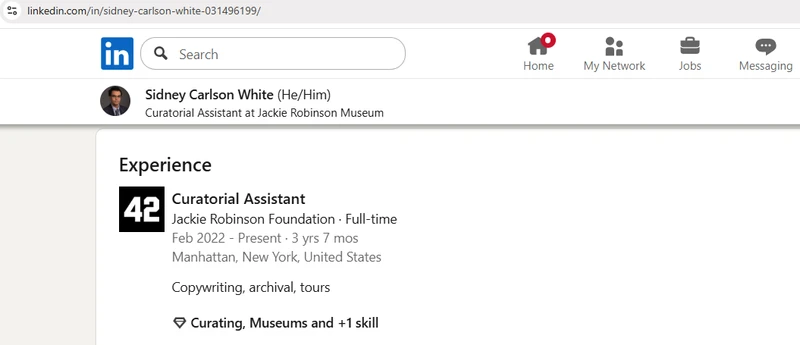 Sidney Carlson White_#37