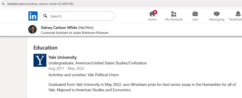 Sidney Carlson White_#38