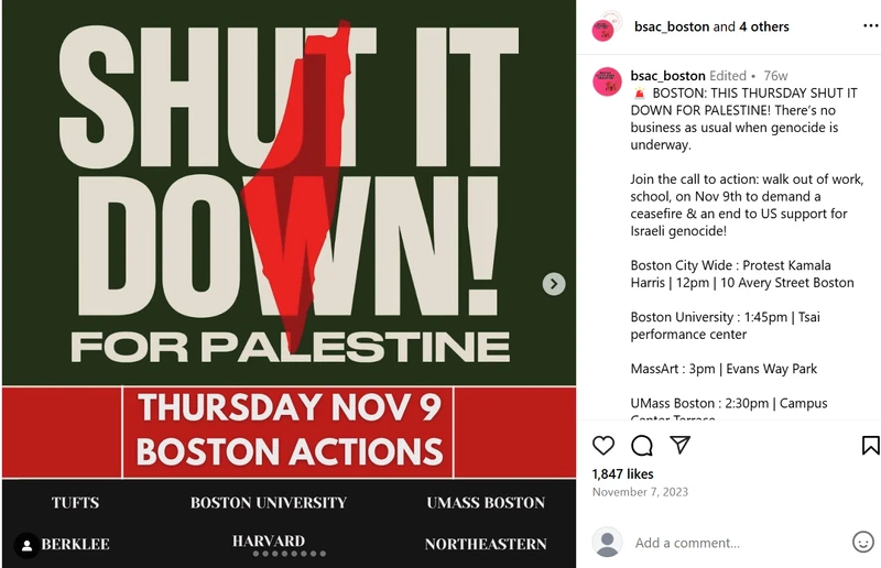 Shut it down! For Palestine - Nov. 9, 2023