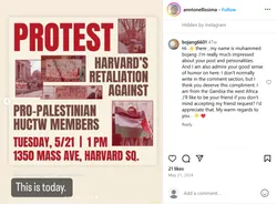 Protest Harvard's Retaliation against Pro-Palestinian HUCTW Members 5/21/2024