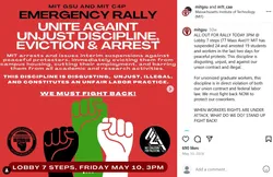 Emergency Rally: Unite Against Unjust Discipline, Eviction & Arrest - 5/10/2024