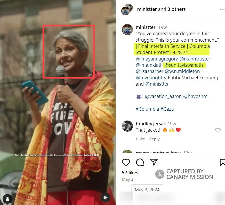 Sunita Viswanath  - Instagram - May 2, 2024