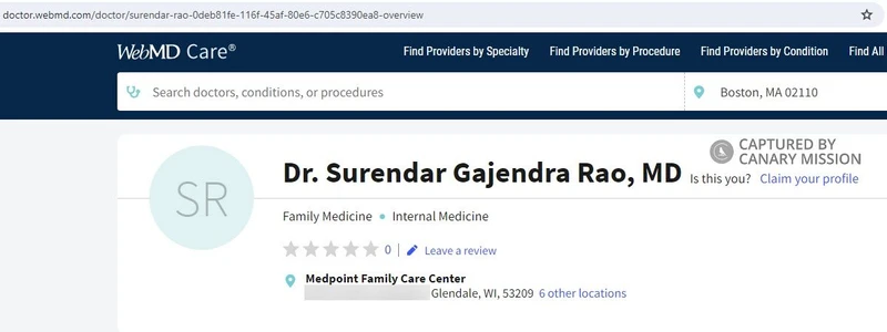 Surendar Rao cm13 doctor.webmd.com_#11