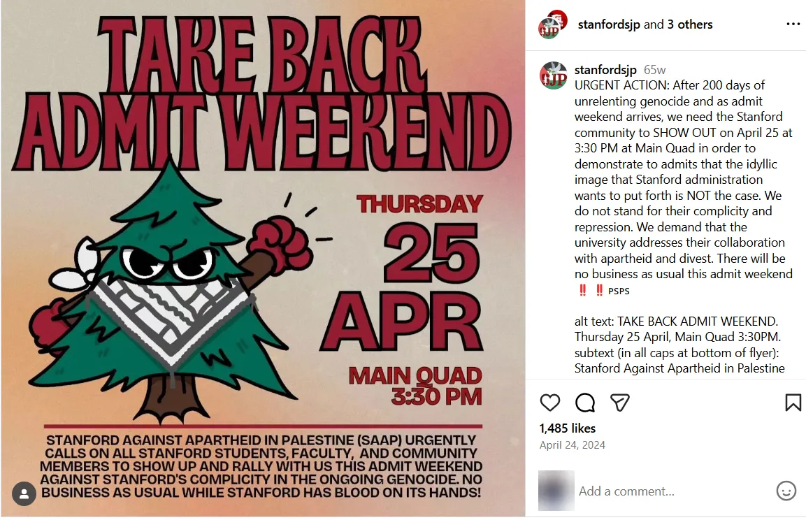 Take Back Admit Weekend