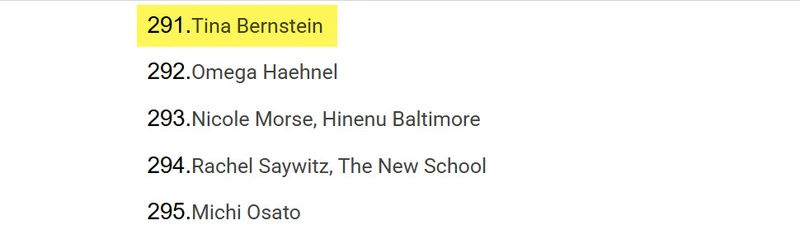 Tina Bernstein_#1
